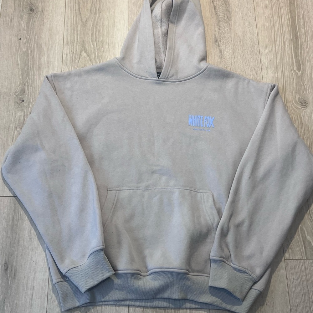 White Fox Boutique Light Gray Hoodie